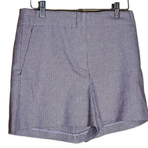 Loft Women's Classic 4-Pocket Shorts Herringbone Style Pattern Size 0